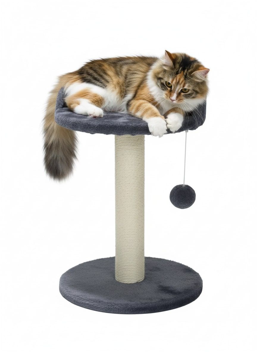 Cat Tree Tower for Indoor Cats with Plush Perch