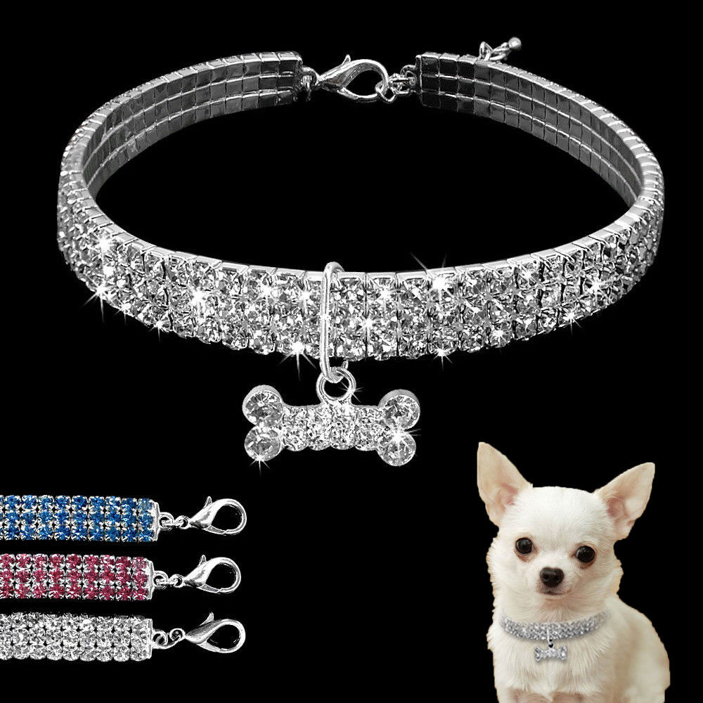 Crystal Rhinestone Dog & Cat Collar