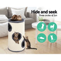 NNEDSZ Cat Tree 70cm Trees Scratching Post Scratcher Tower Condo House Furniture Wood