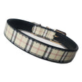 Tartan Check Dog Collars 10½ - 18"