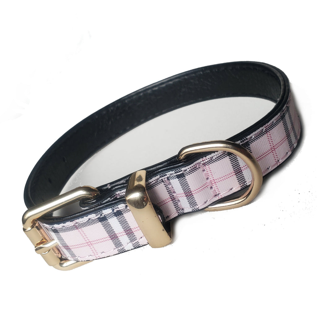Tartan Check Dog Collars 10½ - 18"