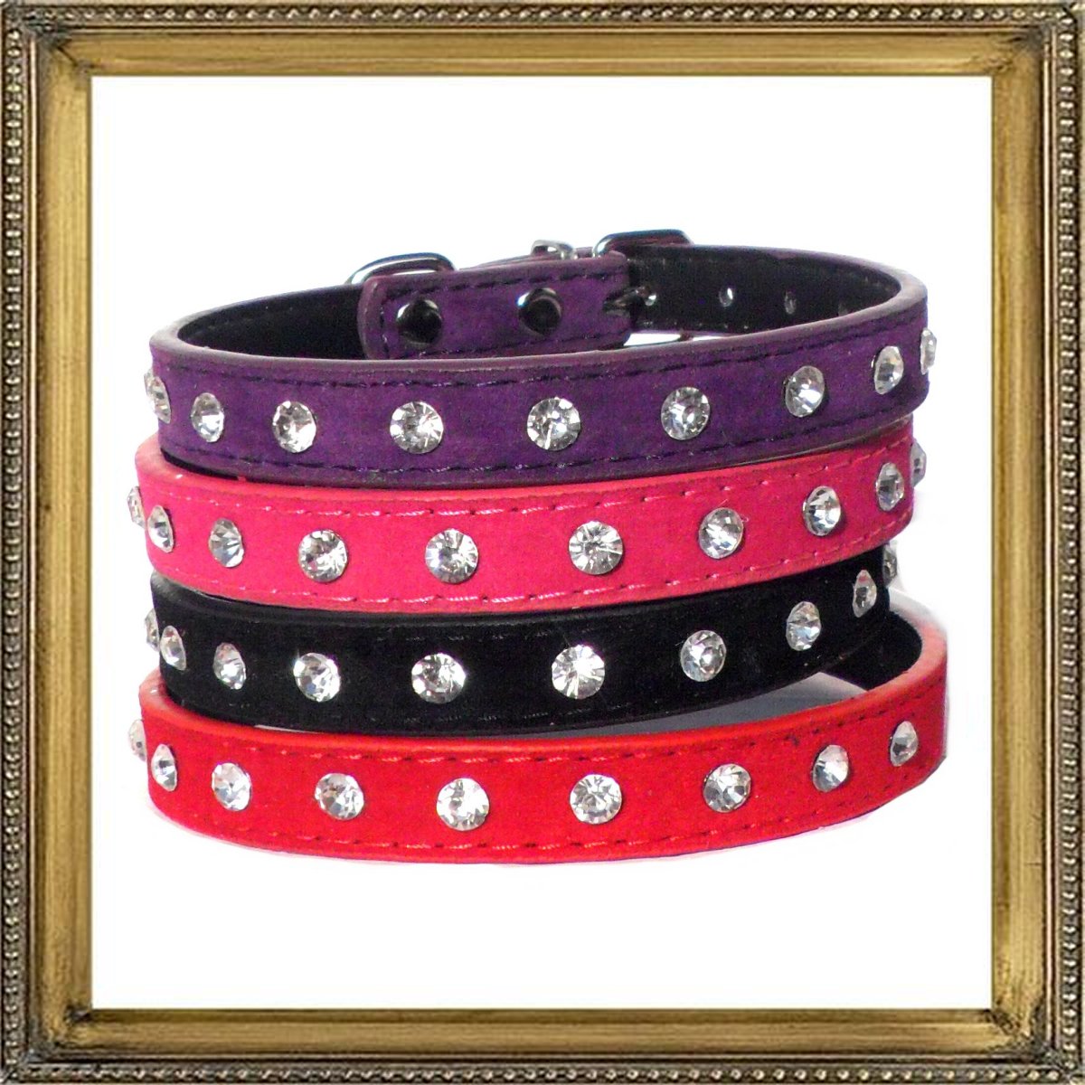 Majestic Crystal Dog Collar